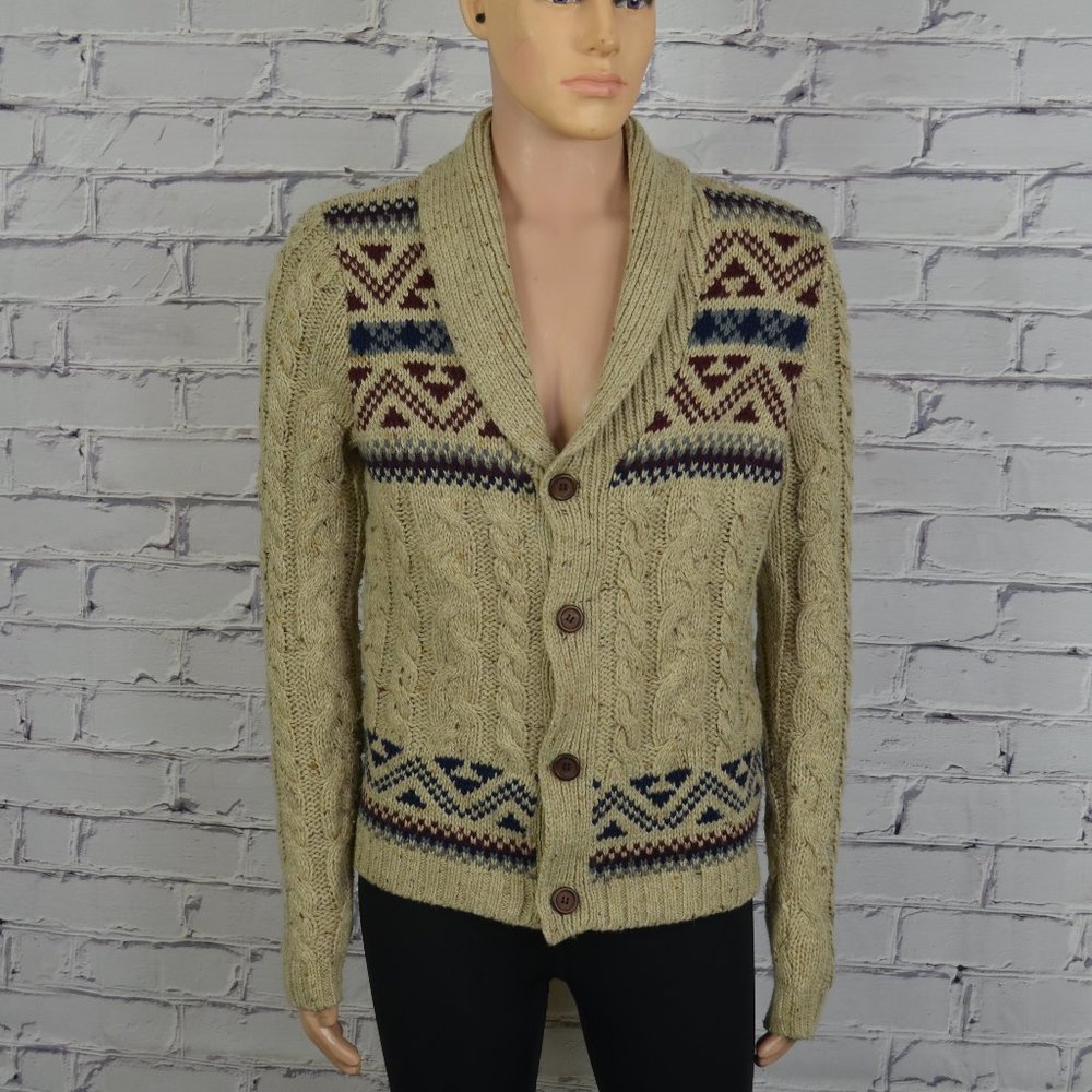 Mens Topman Cardigan Sweater size small
